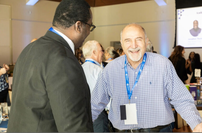 Dr. Harold "Hackie" Reitman at event