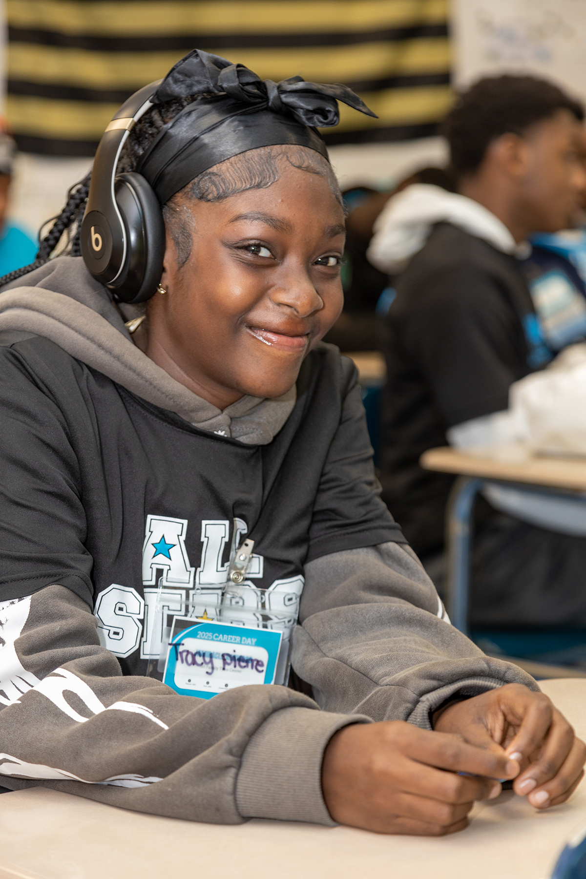 BGCBC Member smiling at annual Career Day Event