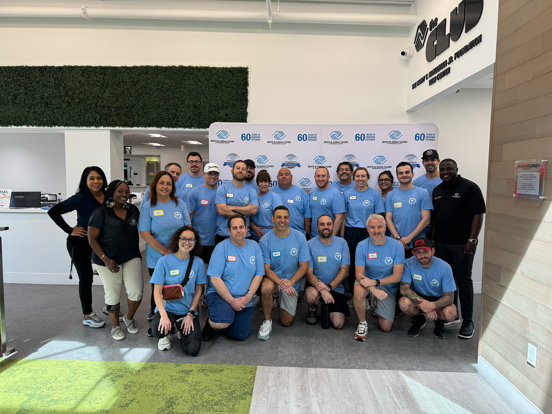 Fanatics Volunteer Day at the Boys and Girls Clun