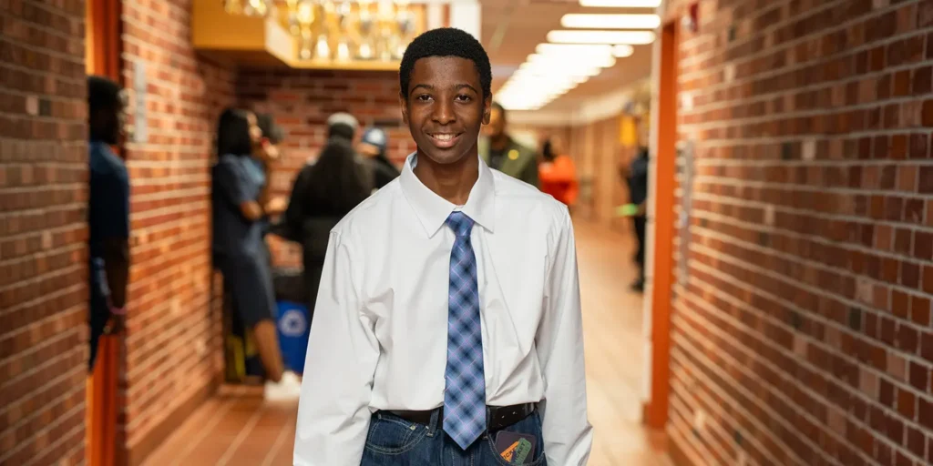Club member at annual career day